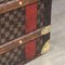 Antique 20th Century Courier Trunk in Damier Canvas form Louis Vuitton, France, 1900s 7