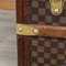 Antique 20th Century Courier Trunk in Damier Canvas form Louis Vuitton, France, 1900s 3