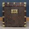 Antique 20th Century Courier Trunk in Damier Canvas form Louis Vuitton, France, 1900s 43