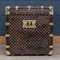 Antique 20th Century Courier Trunk in Damier Canvas form Louis Vuitton, France, 1900s 41