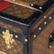 Antique 20th Century Courier Trunk in Monogram Canvas from Louis Vuitton, France, 1910s 11