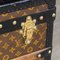 Antique 20th Century Courier Trunk in Monogram Canvas from Louis Vuitton, France, 1910s 8