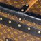 Baule da corriere antico in tela con monogramma del XX secolo di Louis Vuitton, Francia, anni '10, Immagine 3