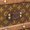 Baule da corriere antico in tela con monogramma del XX secolo di Louis Vuitton, Francia, anni '10, Immagine 6