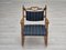 Rocking Chair en Chêne avec Repose-pieds, Danemark, 1960s, Set de 2 2