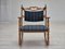 Rocking Chair en Chêne avec Repose-pieds, Danemark, 1960s, Set de 2 7