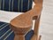 Danish Oak Rocking Chair with Footstool, 1960s, Set of 2 6