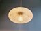 Art Deco Pendant Lights in White Speckled Glass, 1920s, Set of 2 14