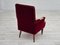 Danish Handcrafted Highback Armchair in Velour, 1950s 5