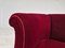 Danish Lounge Chair in Velour & Beech, 1950s 20