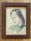N'guyen Phan Long, Portraits, 1920s, Dessins au crayon sur papier, Encadré, Set de 2 3
