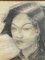 N'guyen Phan Long, Portraits, 1920s, Dessins au crayon sur papier, Encadré, Set de 2 9