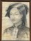 N'guyen Phan Long, Portraits, 1920s, Dessins au crayon sur papier, Encadré, Set de 2 8
