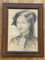 N'guyen Phan Long, Portraits, 1920s, Pencil Drawings on Paper, Framed, Set of 2 1