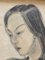 N'guyen Phan Long, Portraits, 1920s, Dessins au crayon sur papier, Encadré, Set de 2 5
