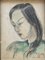 N'guyen Phan Long, Portraits, 1920s, Dessins au crayon sur papier, Encadré, Set de 2 4