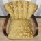 Art Deco Armchair with Armrests in Beige, 1920s, Image 3