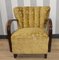 Art Deco Armchair with Armrests in Beige, 1920s, Image 5