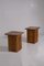 Pine Stools attributed to G. Rivadossi, 1970, Set of 2 1