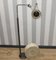 Floor Lamp in Curved Neck Brass, 1940s 4