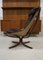 Vintage Falcon Chair aus Leder mit hoher Rückenlehne von Sigurd Ressell, 1970er 6