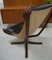 Vintage Falcon Chair aus Leder mit hoher Rückenlehne von Sigurd Ressell, 1970er 10