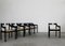 Black Carimate Chairs by Vico Magistretti for Cassina, 1960s, Set of 6, Image 4