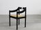 Black Carimate Chairs by Vico Magistretti for Cassina, 1960s, Set of 6, Image 1