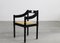 Chaises Carimate Noires par Vico Magistretti pour Cassina, 1960s, Set de 6 1