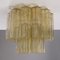 Ceiling Light with Straw Murano Glass, Italy, 1990s 2