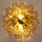 Ceiling Light with Straw Murano Glass, Italy, 1990s, Image 8