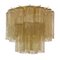 Ceiling Light with Straw Murano Glass, Italy, 1990s, Image 1