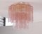 Ceiling Light with Pink Murano Glass, Italy, 1990s, Image 6