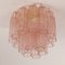 Ceiling Light with Pink Murano Glass, Italy, 1990s 8