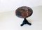 Small Iron Side Table with Marble Top, 1950s, Image 1