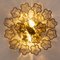 Ceiling Light with Smoky Murano Glass, Italy, 1990s 9