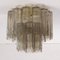 Ceiling Light with Smoky Murano Glass, Italy, 1990s, Image 6