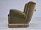 Dänischer Relax Sessel aus Velours, 1950er 13