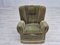 Danish Relax Armchair in Velour, 1950s, Image 6