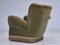 Fauteuil Relax en Velours, Danemark, 1950s 8