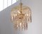 Hollywood Regency Chandelier with Amethyst Colored Crystals, Italy, 1990s, Image 8