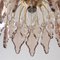 Hollywood Regency Chandelier with Amethyst Colored Crystals, Italy, 1990s 10