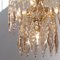 Hollywood Regency Chandelier with Amethyst Colored Crystals, Italy, 1990s 9