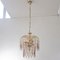 Hollywood Regency Chandelier with Amethyst Colored Crystals, Italy, 1990s, Image 2