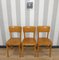 Vintage Frankfurt Kitchen Wood Chairs by Michael Thonet for Thonet, Set of 3 1