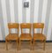 Vintage Frankfurt Kitchen Wood Chairs by Michael Thonet for Thonet, Set of 3, Image 1