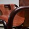 Brauner Safari Stuhl aus Leder, 1970er 8