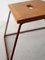 Small Vintage Stool in Wood and Metal, 1960s 3