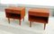 Tables de Chevet en Teck de Dyrlund, 1960s, Set de 2 1