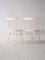 Vintage Scandinavian White Chairs, 1960s, Set of 2 4
